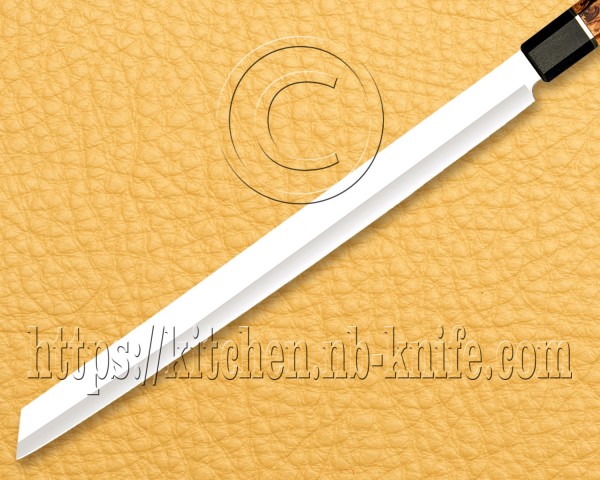 Personalized Stainless Steel Chef Knife | Custom Handmade Kitchen Prosciutto Knife | Koa Wood Handle | Leather Sheath | Damascus Pen | Wooden Gift Box