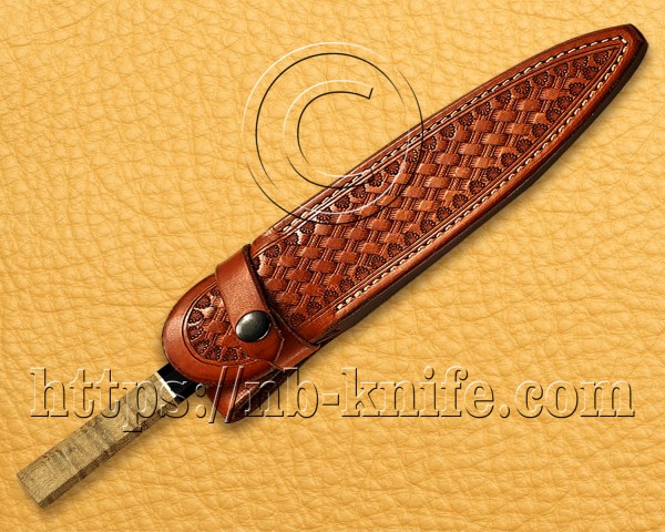 Personalized Stainless Steel Chef Knife | Custom Handmade Kitchen Prosciutto Knife | Mahogany Wood Handle | Leather Sheath | Damascus Pen | Wooden Gift Box