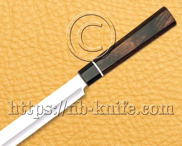 Personalized Stainless Steel Chef Knife | Custom Handmade Kitchen Prosciutto Knife | Walnut Wood Handle | Leather Sheath | Damascus Pen | Wooden Gift Box